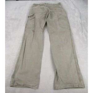 Carhartt Pants Mens 31x32 Green Utility Work Relaxed Rugged Flex Thrashed 103279